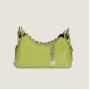 2024 Custom Leather Shoulder Crossbody Bag For Women Sling Bag With Metal Flowers Charm