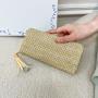 New 2023 Bag Ladies Women Fashion Handbags Mini Woven Mobile Phone Bag Retro Wallet Carteras Mujer