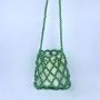 Custom Wholesale New Summer Handbag Casual Beaded Handbag Hollow Imitation Pearl High Quality Hand Woven Bag