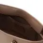 Larger Capacity 2 in 1 Customized Logo Vegan Leather Bag Lady Luxury Genuine Leather Handbag Set