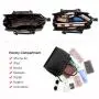 Lovevook Ladies 2022 Brand designer Faux Leather Purses for Women Fashion Handbags Top Handle Satchel Shoulder Tote Bags
