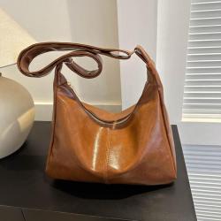 2024 New Vintage Bags Pu Leather Fashion Crossbody Shoulder Bags for Women Large Capacity Custom Handbag Designer Bucket Bag