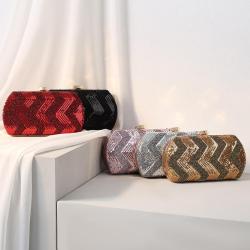 New sequin embroidered banquet fashionable women's handbag