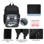 Multifunctional Outdoor Travel Portable with Changing Pad baby diaper bags with Stroller Straps Stylish mummy Backpacks with usb
