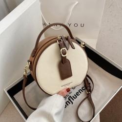 Fashion crossbody small round bag women's spring Gelory new fashion retro handbag shoulder bag