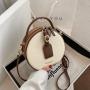 Fashion crossbody small round bag women's spring Gelory new fashion retro handbag shoulder bag