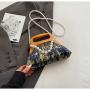 New versatile bead chain crossbody  evening bags clutch bag women