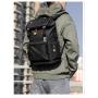 ZF085 Men Shoulder Bag Fashion Outdoor Travel Bag Business Leisure Computer Backpack Student Schoolbag Oxford Cloth USB Port