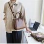Classical Women Handbags Fashion Trend Solid Color Women Shoulder Hand Bags Pu Leather Simple Crossbody Bag Luxury Handbag