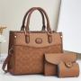 New wholesale women's bags set brand Ladies fashion High Quality PU leather luxury purses and handbags for women