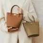 Custom New Fashion Pu Leather Shoulder Crossbody Bags Luxury Design Ladies Bucket Tote Bag For Women