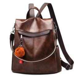 custom hot Women School College bags ladies handbags PU leather Waterproof Anti Theft Work women Backpack