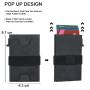 Factory Wholesale Mens Credit Card Wallet Aluminum Case Slim Minimalist Front Pocket Wallet RFID Blocking Card Holder