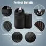 OEW189  RFID Key Pouch Carbon Fiber Signal Blocking Bag With Key Hook Keyless Car Theft Pouch Anti Theft Key Card Case