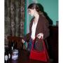 Classic Luxury Wholesale Pu Leather Designer Ladies Hand Bags Custom Logo Vegan Fashion Handbag  Women's Shoulder Bag