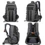ZF098 New Waterproof Outdoor Backpack Breathable Wearable Travel Shoulder Bag Reflective Mountaineering Hiking Bag