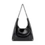 Chain tote large capacity fashionable cowhide women's bag