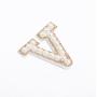 Personalized Style Brand Name Chenille Embroidery Iron On Letter Patches Custom Designer Glitter Letter Patches