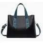 New Trendy PU Leather Women's Crossbody Handbag Fashionable Large Capacity Ladies Purses Zipper Closure Two Portable Handles