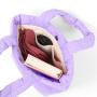 CHANGRONG Custom New Fashion Nylon Puffer Handbag Women Puffy Tote Bag