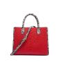2024 Custom Snake Vegan Leather Luxury Purse Handbag For Women Ladies Bag Set