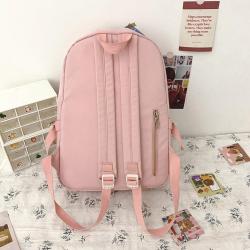 SC018 New Style School Bag for Adult Children School Student Backpack Nylon Cow Pendant Teenager Book Bag Mochilas Escolares