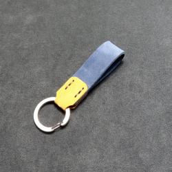 Wholesale Crazy Horse Cowhide Leather Key Holder Travel Keychain Holder Real Leather Smart Car Key Case Holder