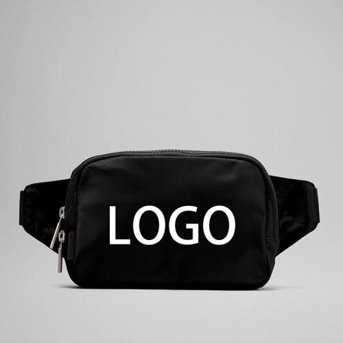 bsci factory private label outdoor sports running fanny belt boys girls cross body waist bag 2l black everywhere belt bag