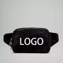 bsci factory private label outdoor sports running fanny belt boys girls cross body waist bag 2l black everywhere belt bag