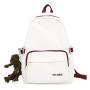 HR035 Latest Fashionable Female High School Student Backpack Nylon Ins Lightweight Casual Bag Recycle Daily Young People Bag