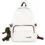 HR035 Latest Fashionable Female High School Student Backpack Nylon Ins Lightweight Casual Bag Recycle Daily Young People Bag