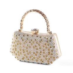Gold elegant evening dress bag party bags women wedding metal clutch handbag evening bags 2024