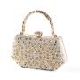 Gold elegant evening dress bag party bags women wedding metal clutch handbag evening bags 2024