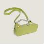 2024 Custom Leather Shoulder Crossbody Bag For Women Sling Bag With Metal Flowers Charm