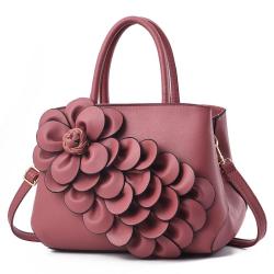 New Mother Bag PU Leather Flower Shoulder Bags carteras y bolsos de mujer Handbag For Women