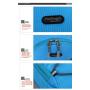 ZF296 Outdoor Mini Nylon Running Backpack Water Bag Cycling Hiking Climbing Bag Children's Outdoor Sports Bag