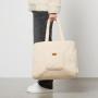 2023 Custom Logo Korean Style Handbags Fashionable Shoulder Bags Furry Winter Casual Tote Bags For Women