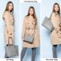 LOVEVOOK 2021 Brand Designer ladies clutches hand bags PU Leather Crossbody shoulder bags 4 pcs Women Purse and HandBags Set