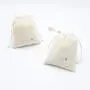 High Quality Organic Cotton Gift Packaging Custom Logo Dust Drawstring Bag Natural Cosmetic Cotton Makeup Pouch