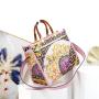 hot selling large size women's handbags quality PU printing ladies bags fashion ladysky private label tote bags for girls  34 cm