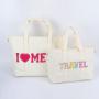 Keymay High Quality Personalized Embroidery Chenille Letter Patch Winter Corduroy Handbag Corduroy Travel Bag Corduroy Tote Bag