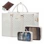 LOVEVOOK Quilted Design 4 in 1 Travel duffle Bag Overnight Bag with packing cubes Wide-Open Stylish Weekender Bag for Women 2024