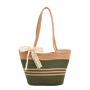 Fashion Hand-Woven Beach Large Capacity Shoulder Retro Women'S Tote Travel All-Matching Women'S Bag
