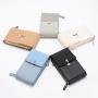 KBW098 New Wholesale Solid Colour Simple Ladies Mobile Phone Bag High Quality PU Shoulder Crossbody Women Bag