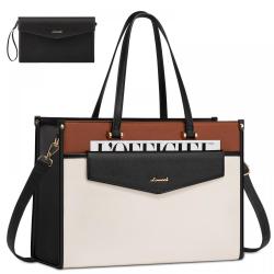 LOVEVOOK custom 2-in-1 professional Work Business Briefcase for office travel teacher shoulder bags women laptop tote handbags
