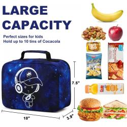 Custom Private Label Insulated Lunch bag for Kids Boys Girls School Lunch Bags Reusable Cooler Thermal Meal Tote for Picnic