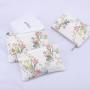 High Quality 8 OZ Canvas Zipper Makeup Bag Natural Cotton Cosmetic Brush Packaging Makeup Pouch With Logo