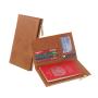 Wholesale custom Leather Passport Holder Cover rfid slim leather passport cover holder