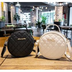 Small Round Bags Cheap New Design Ladies Sling Shoulder Bag Pu Leather Women Messenger Bag Luxury Purses Handbag for Women
