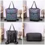 Realer Women Backpack Schoolbag for Teenage Girls Luminous Geometric Backpack Shoulder Bags Large Capacity for Travel Female